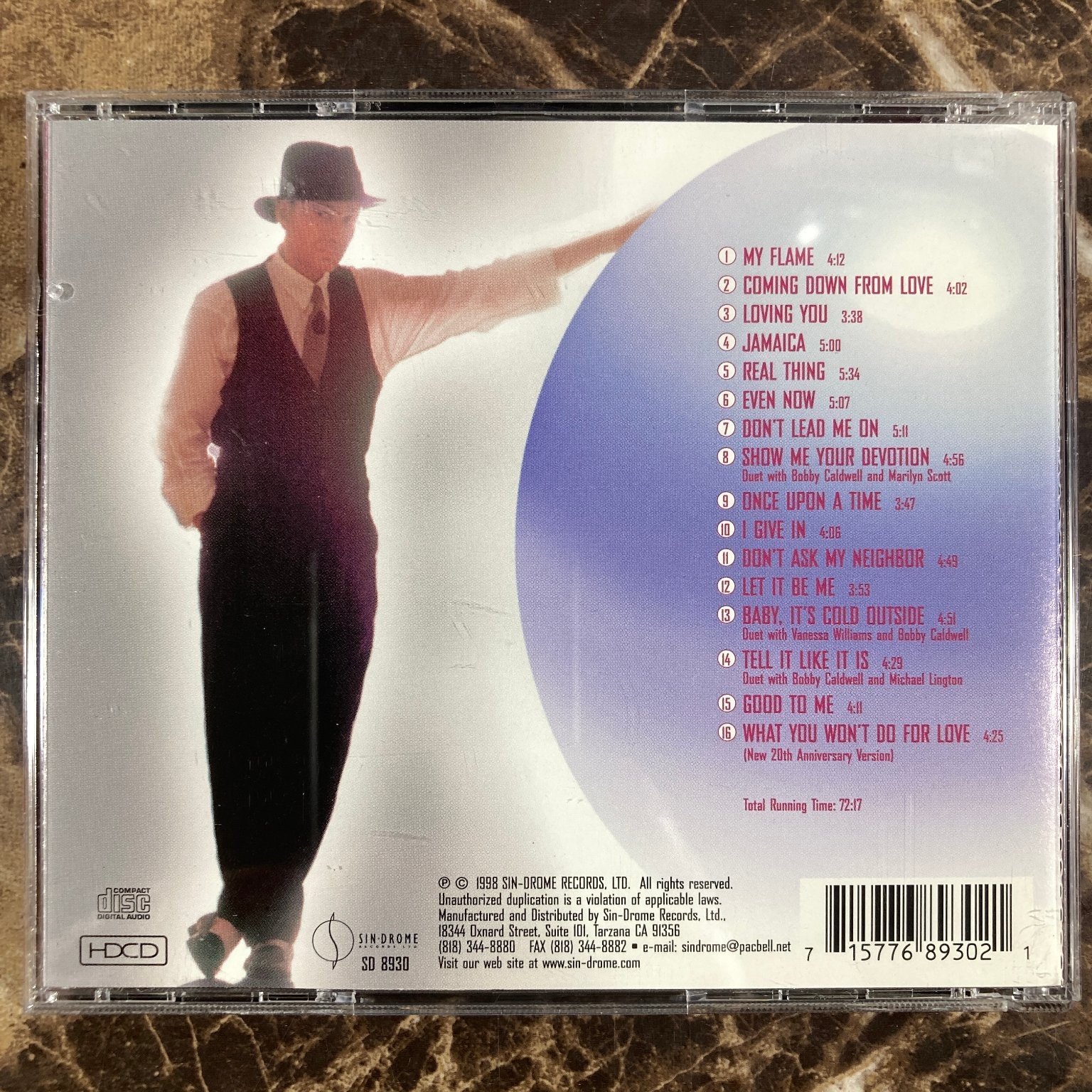 Bobby Caldwell – Timeline: The Anthology Part I CD 1998 Soul R&B Sin-Drome