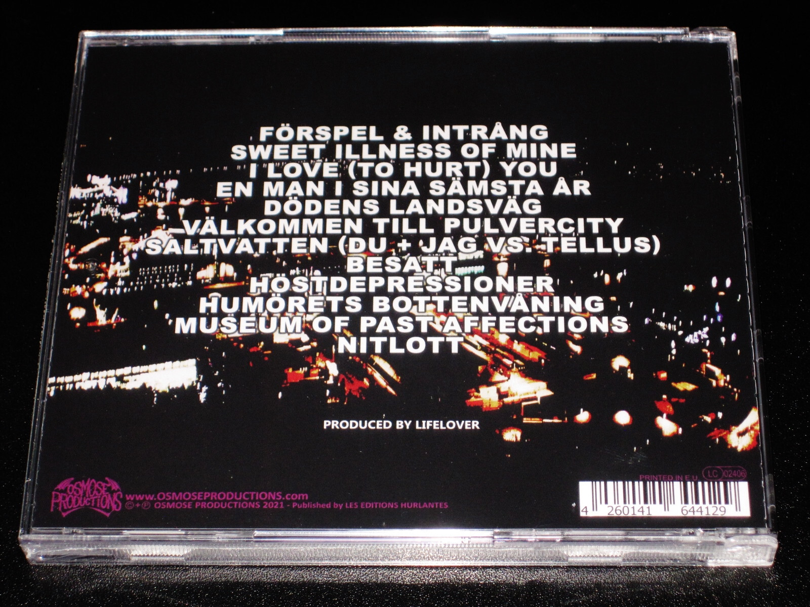 Lifelover: Erotik CD 2021 Reissue Osmose Productions France OPCD214 JC NEW