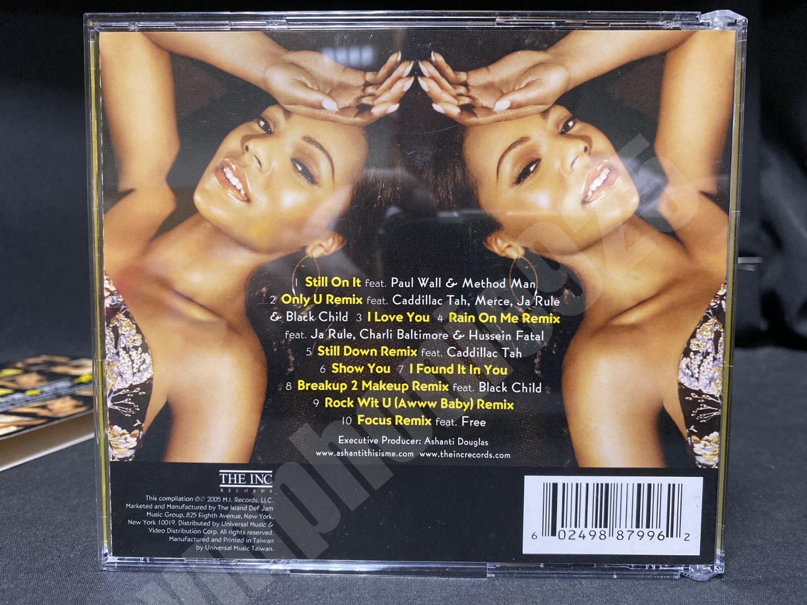 2005 Ashanti Collectables By Ashanti Taiwan Ltd Slipcase Box 10 Tracks CD Rare