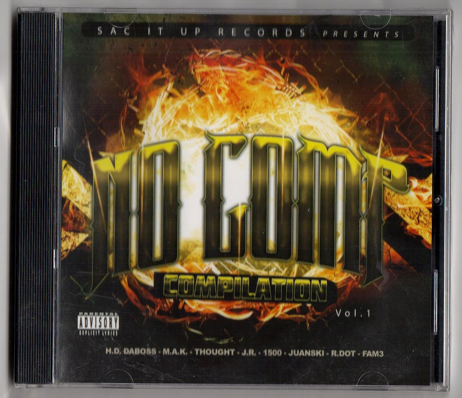 NO COMP Compilation – Various (CD 2013) M.A.K. Sacramento Rap RARE, Brand New