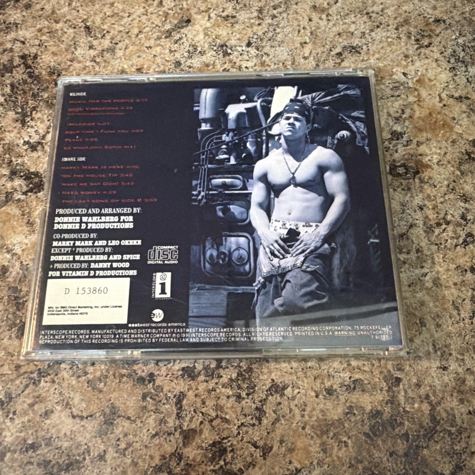 Marky Mark and the Funky Bunch: Music for the People CD 1991 Interscope