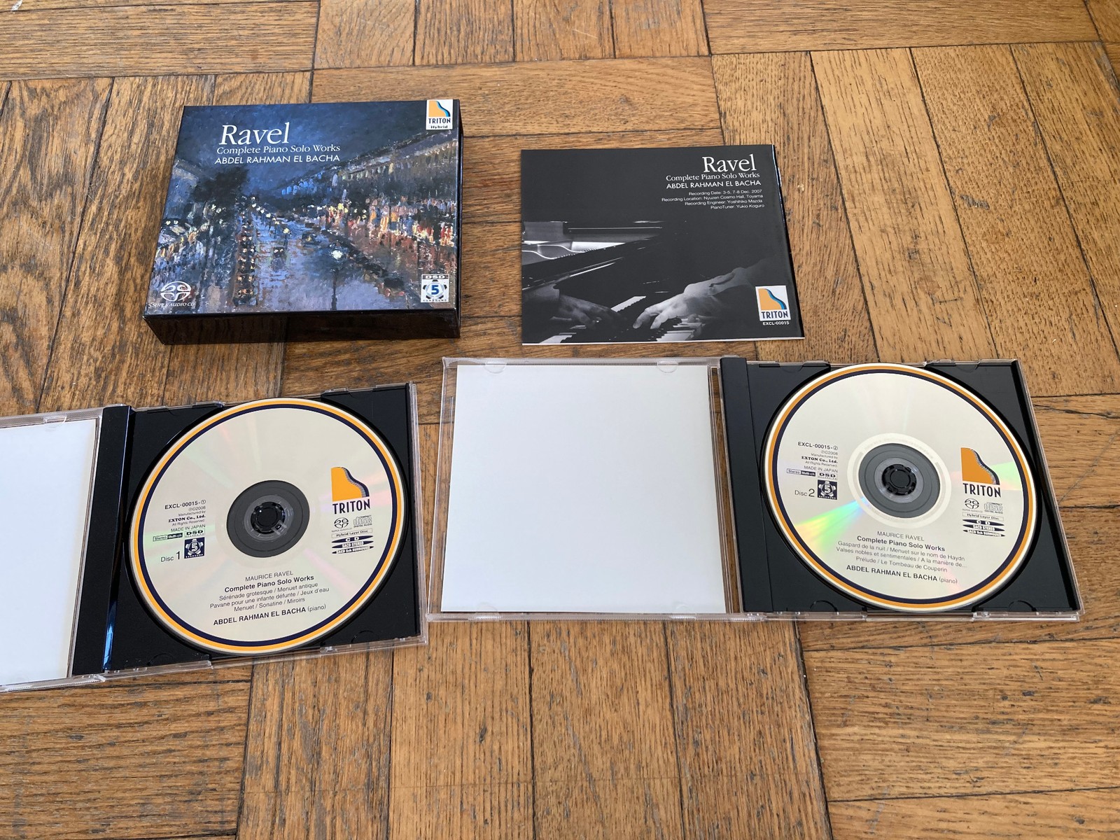 Ravel: Complete Piano Solo Works / Abdel Rahman El Bacha (SACD Set, 2008)