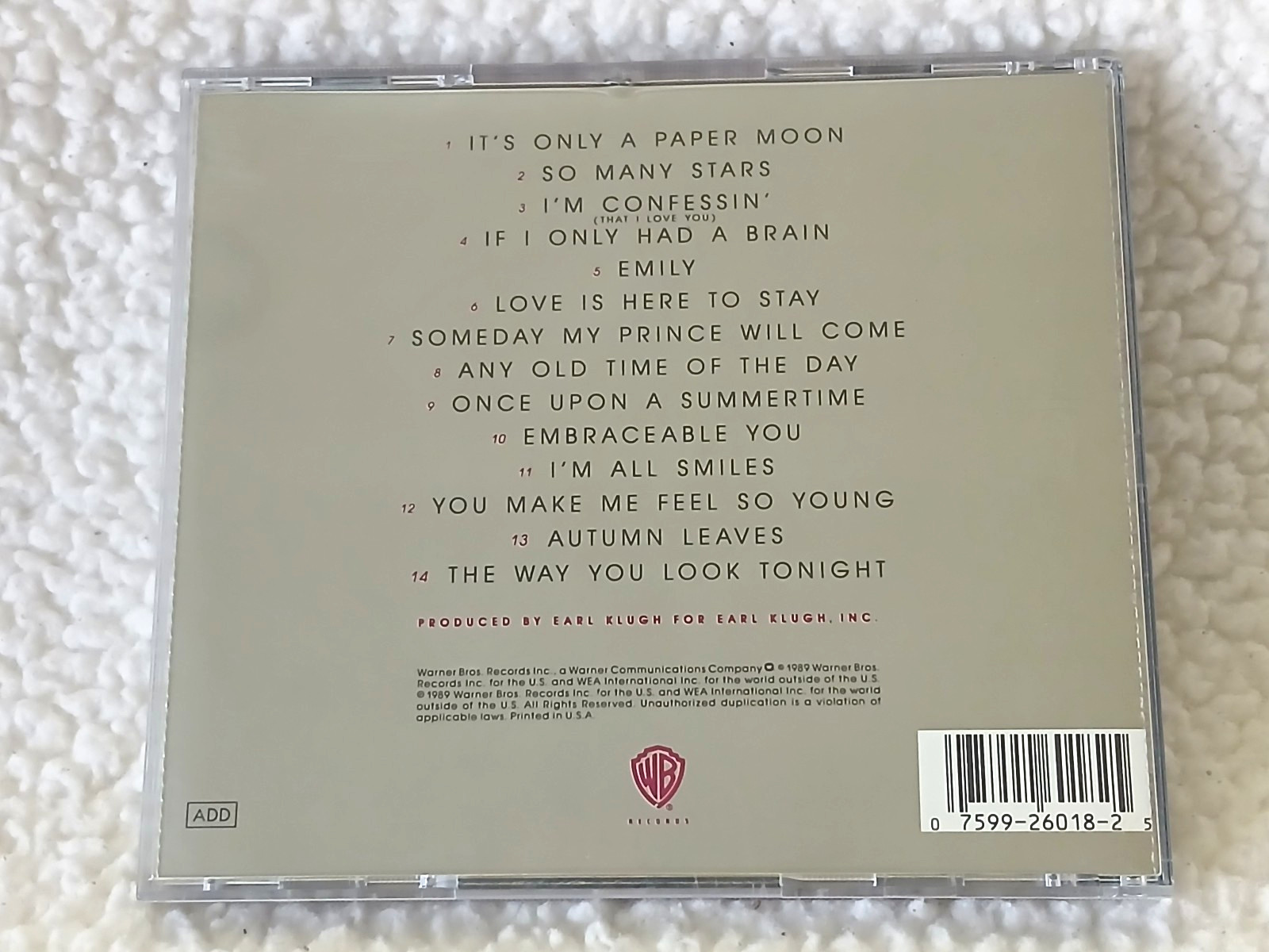 Earl Klugh - Solo Guitar CD ~ 1989 Warner Bros
