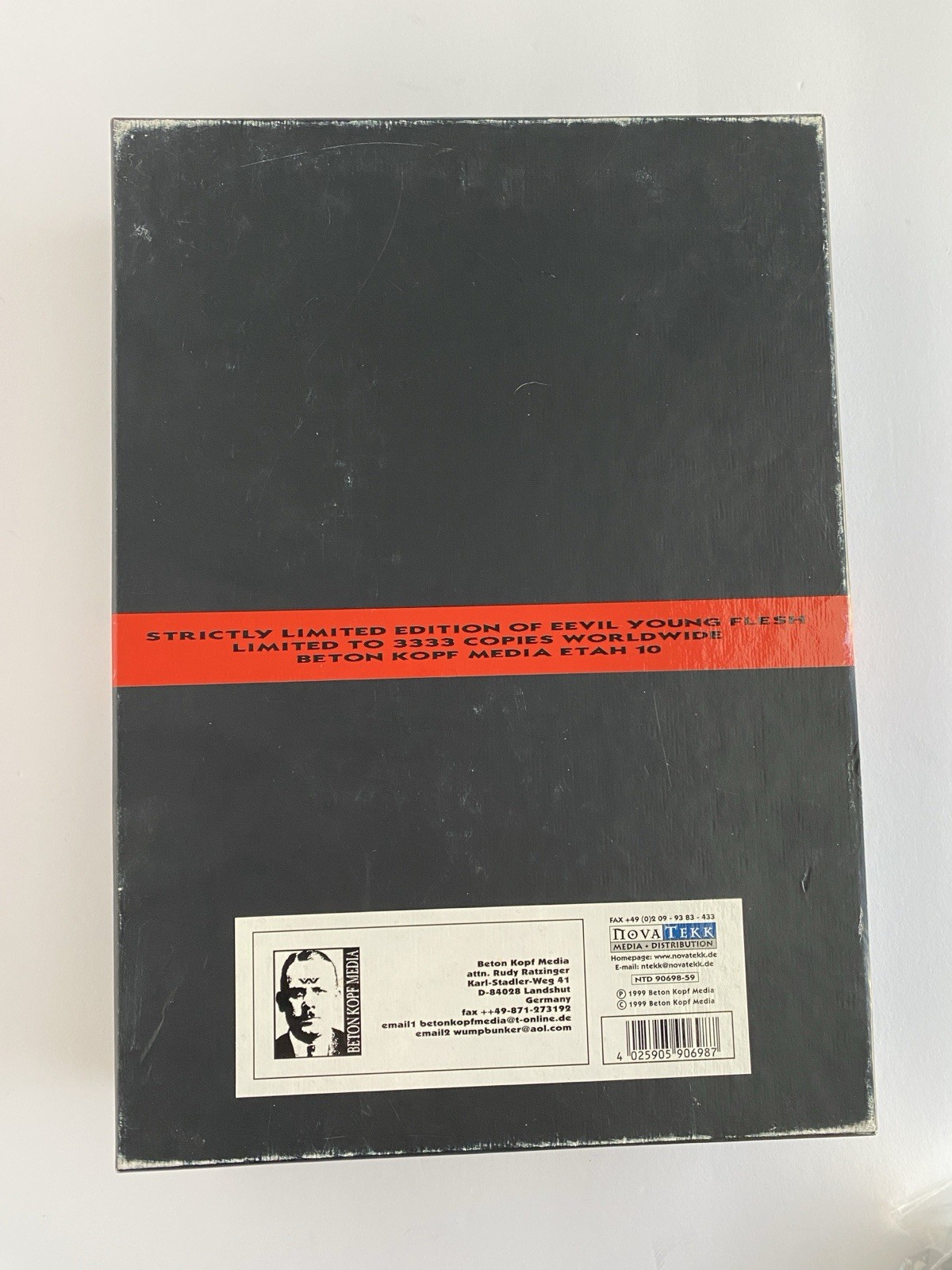 Wumpscut: - Fleischbox (1999 Limited Edition Box Set) - 100% COMPLETE
