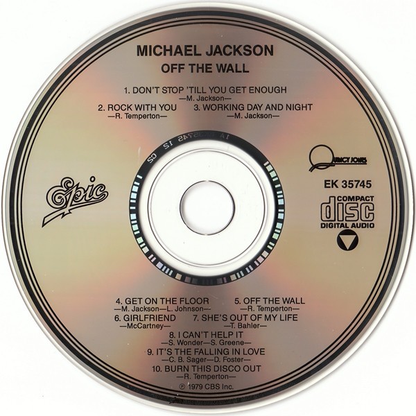 Michael Jackson - Off The Wall (CD, Album) (Near Mint (NM or M-)) - [Location_ r