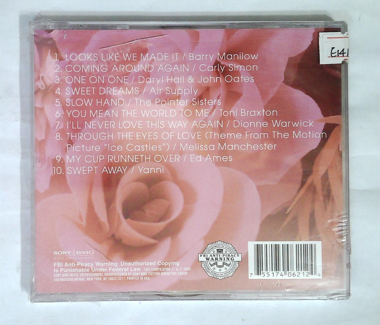 The Best Of Our Love: The Valentine's Day Collection 75517406212 US CD SEALED