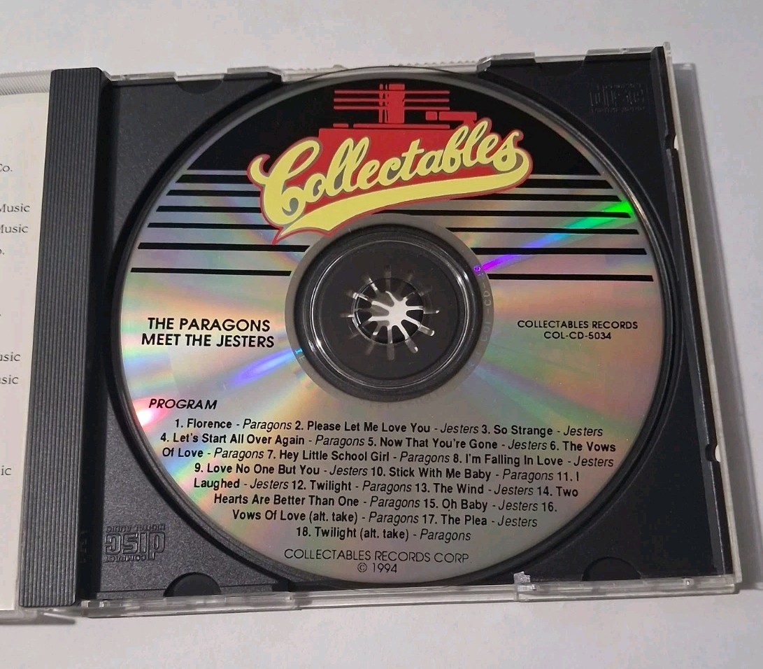The Paragons Meet the Jesters by The Paragons (CD 1994 Collectables) COL-CD-5034