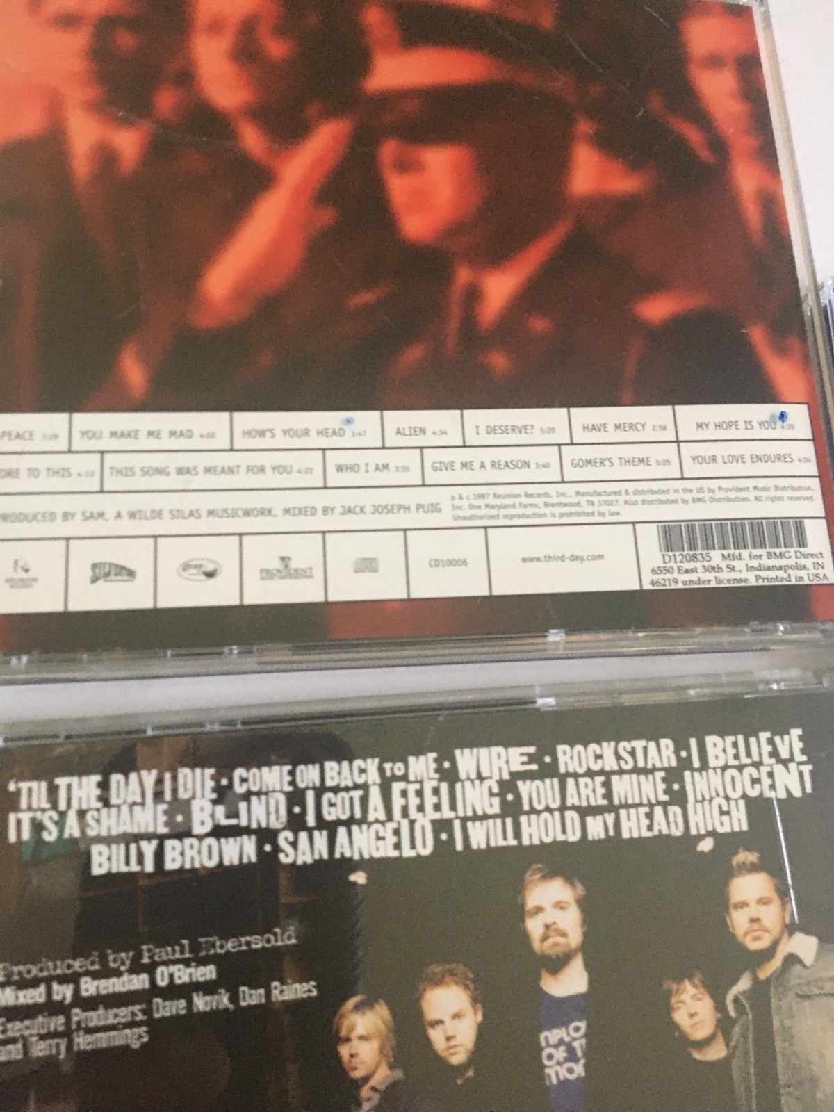 Third Day Religious Faith Christian Cd Lot Of 8 Cds 1 Is Double Cd And 1 Is Dual