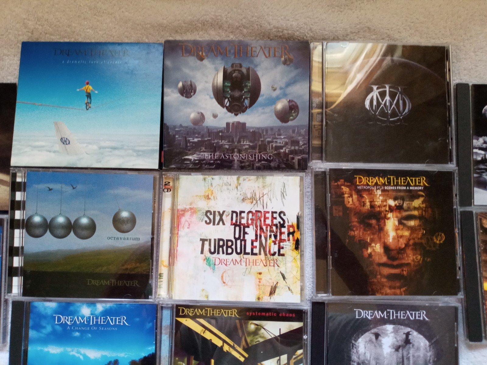 Dream Theater CD lot of 13 + DVDs