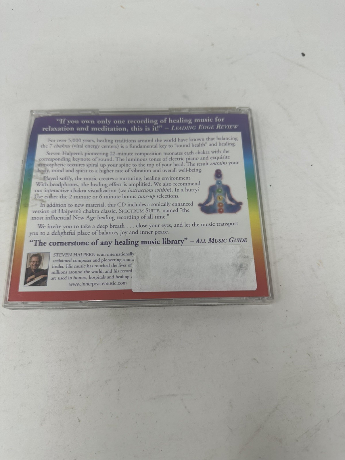 Steven Halpern - Chakra Suite CD Used Very Good Free Shipping
