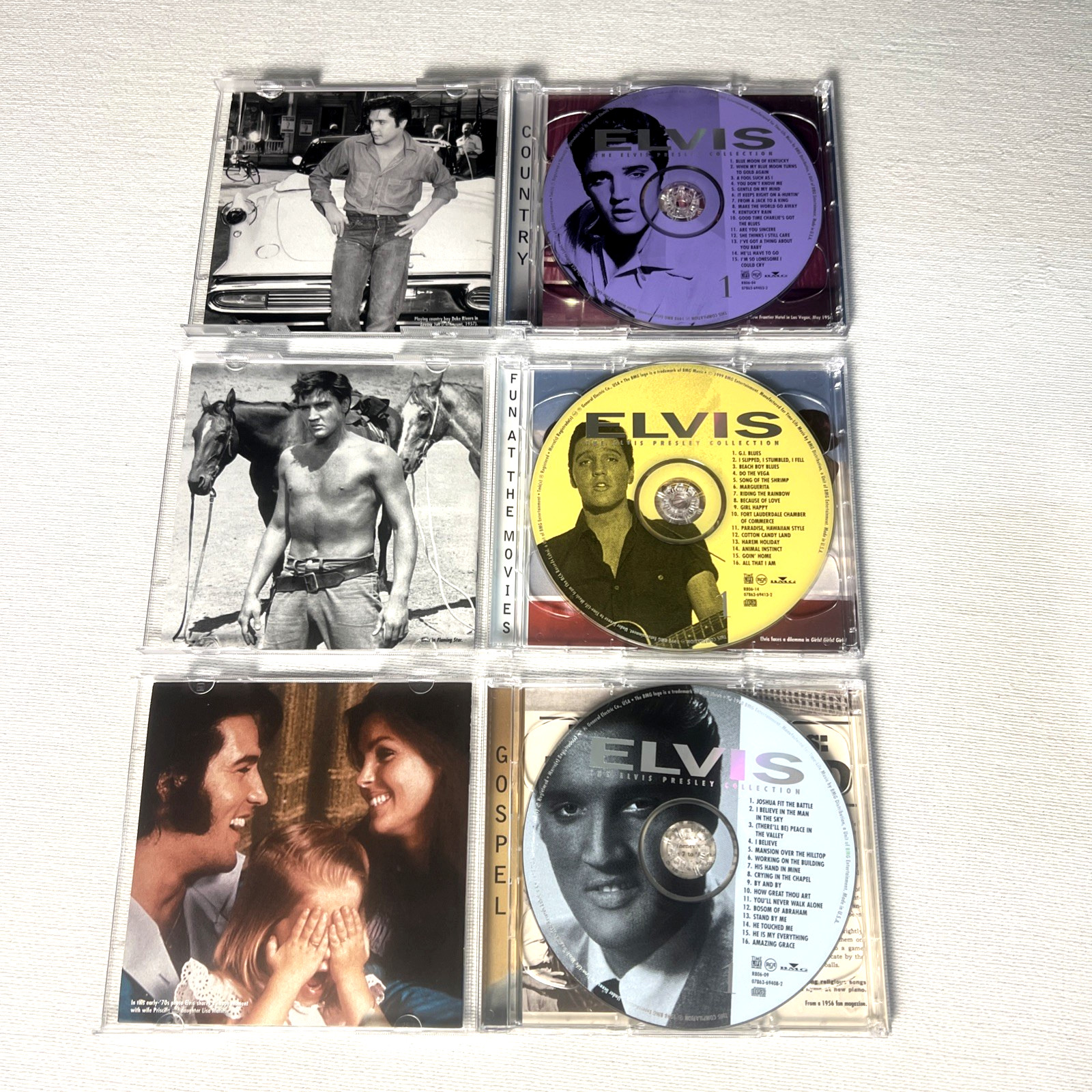7 Elvis Presley CDs (6 Time Life Dbl + Sings Leibert & Stoller) Total 13 Discs!