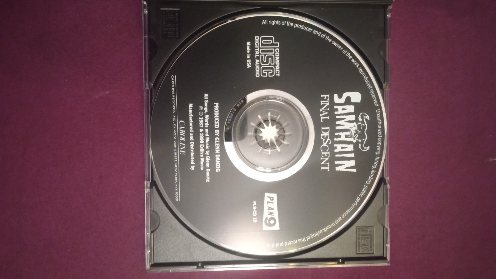 SAMHAIN 4 DISC SET MINT CONDITION