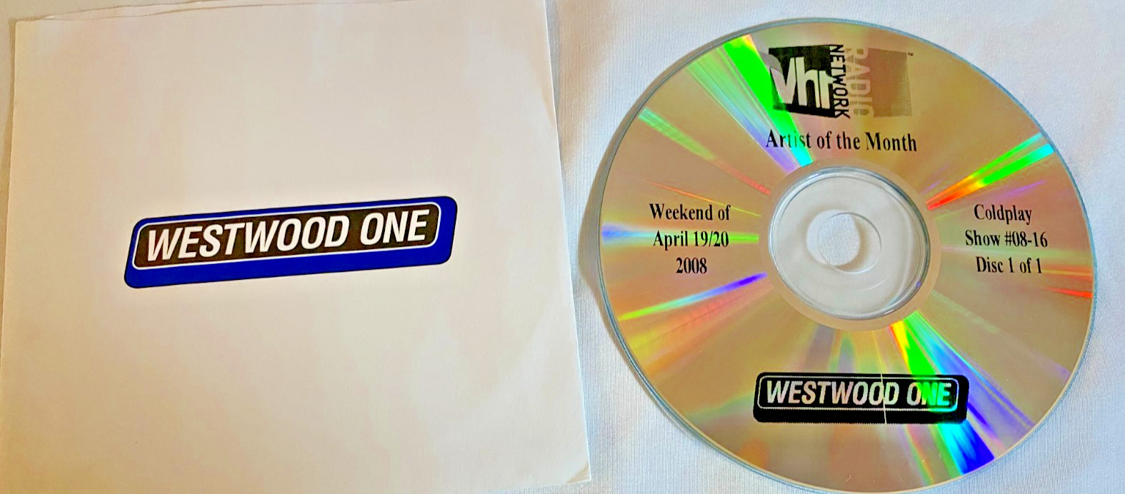 4/19/08 RARE VH1 NETWORK ARTIST OF THE MONTH COLDPLAY, 1 HR IN STUDIO & TUNES