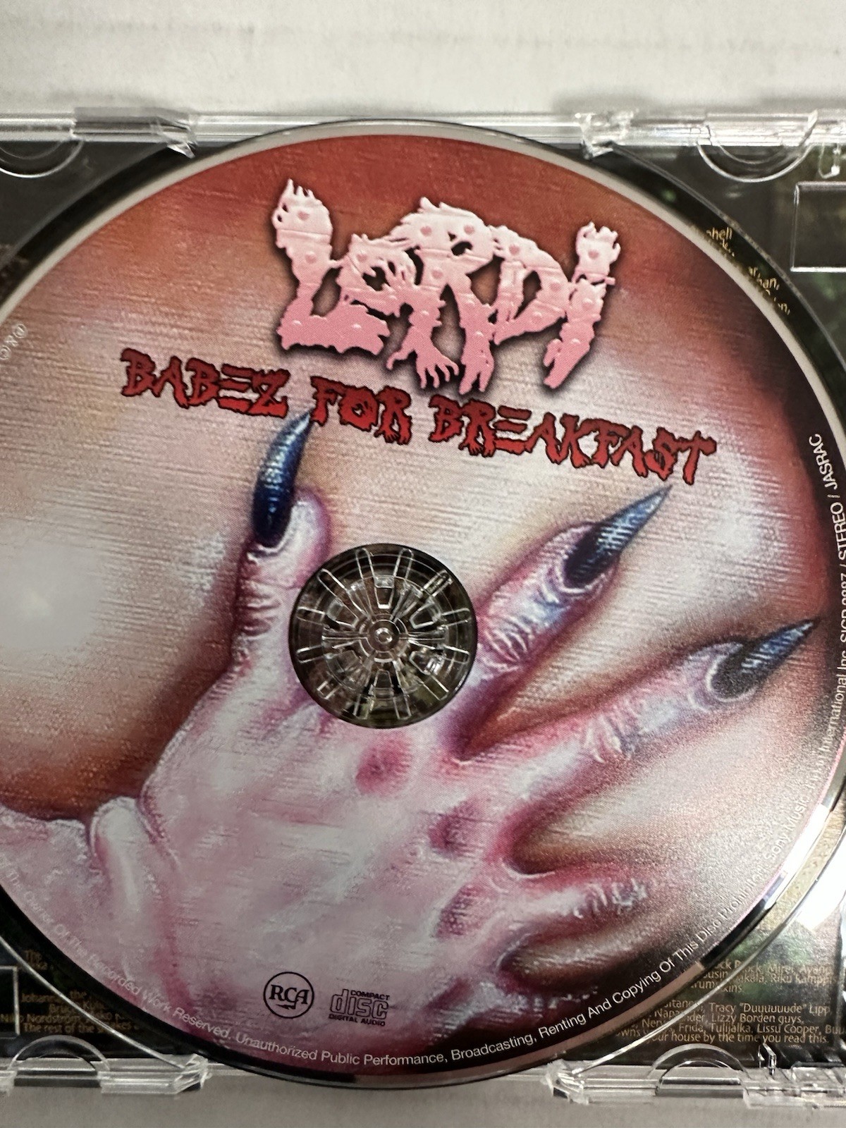 Lordi - Babez for Breakfast - CD Japan W/OBI (EX) 2010 SICP-2887 “RARE” OOP