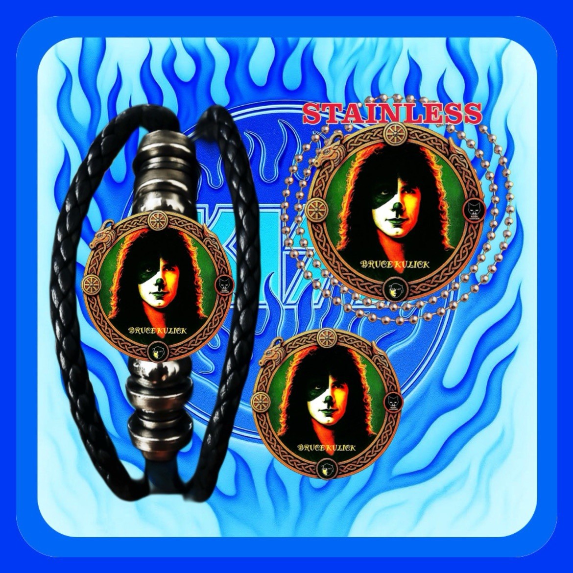 KISS ARMY SERIES 🇺🇸 BRUCE KULICK SET🇺🇸 BRXLET➕NXLES➕PINS