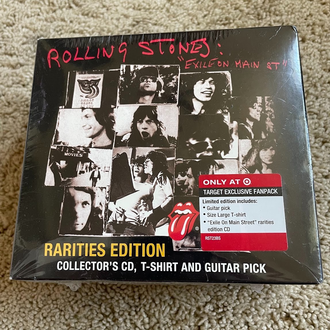 New ROLLING STONES Rarities Edition CD + T-Shirt + Guitar Pick Limited Edition