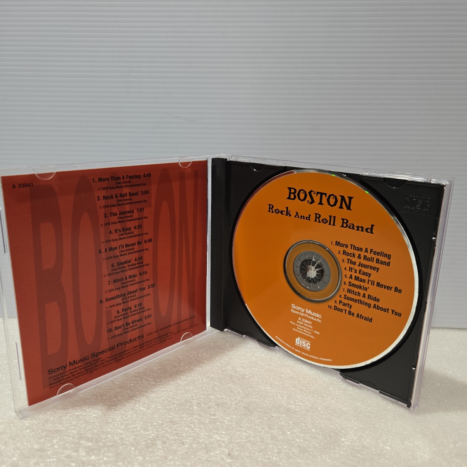 2 Boston CDs Rock and Roll Band & Third Stage - Both CD discs Excellent