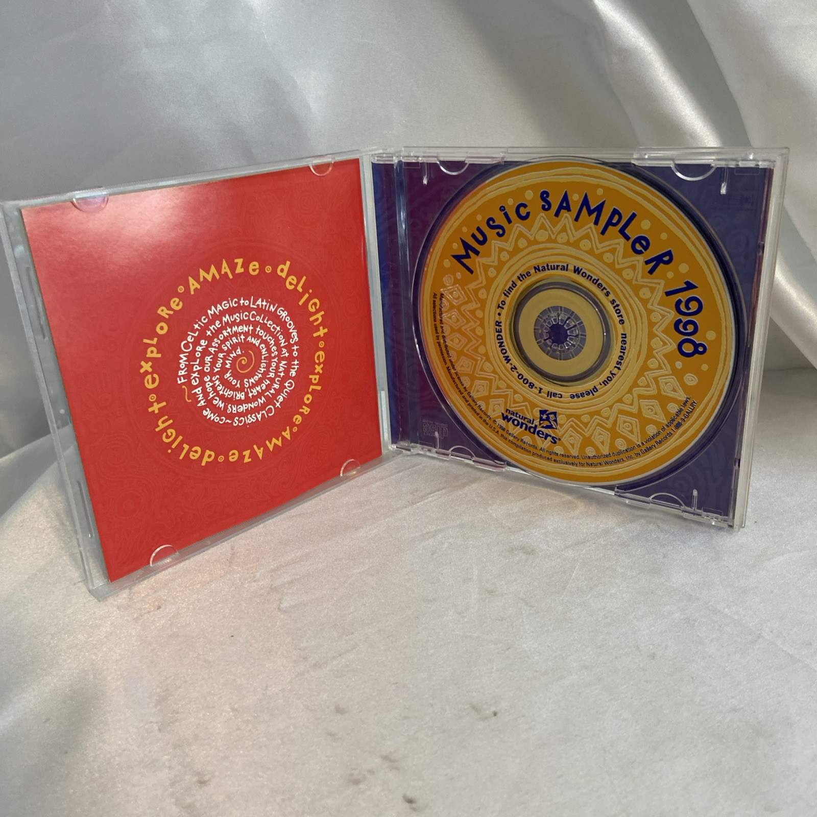Natural Wonders Music Sampler 1998 Gallery Records Compilation CD (1998)