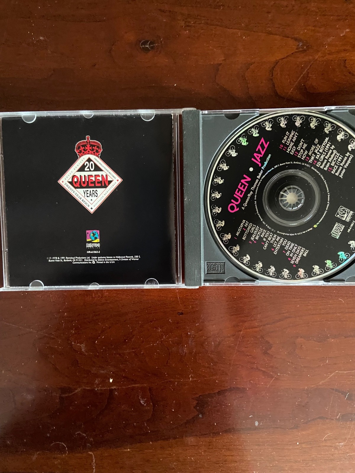 Preowned CD Queen Jazz 1991 w/ Bonus Tracks Hollywood Records