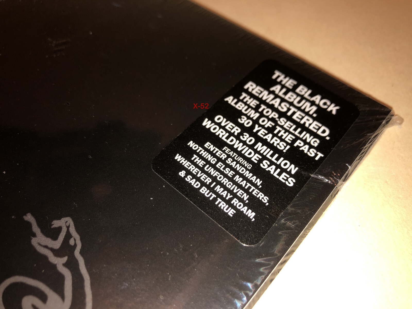Metallica Black Album CD hits Unforgiven Enter Sandman 30 Million hype sticker