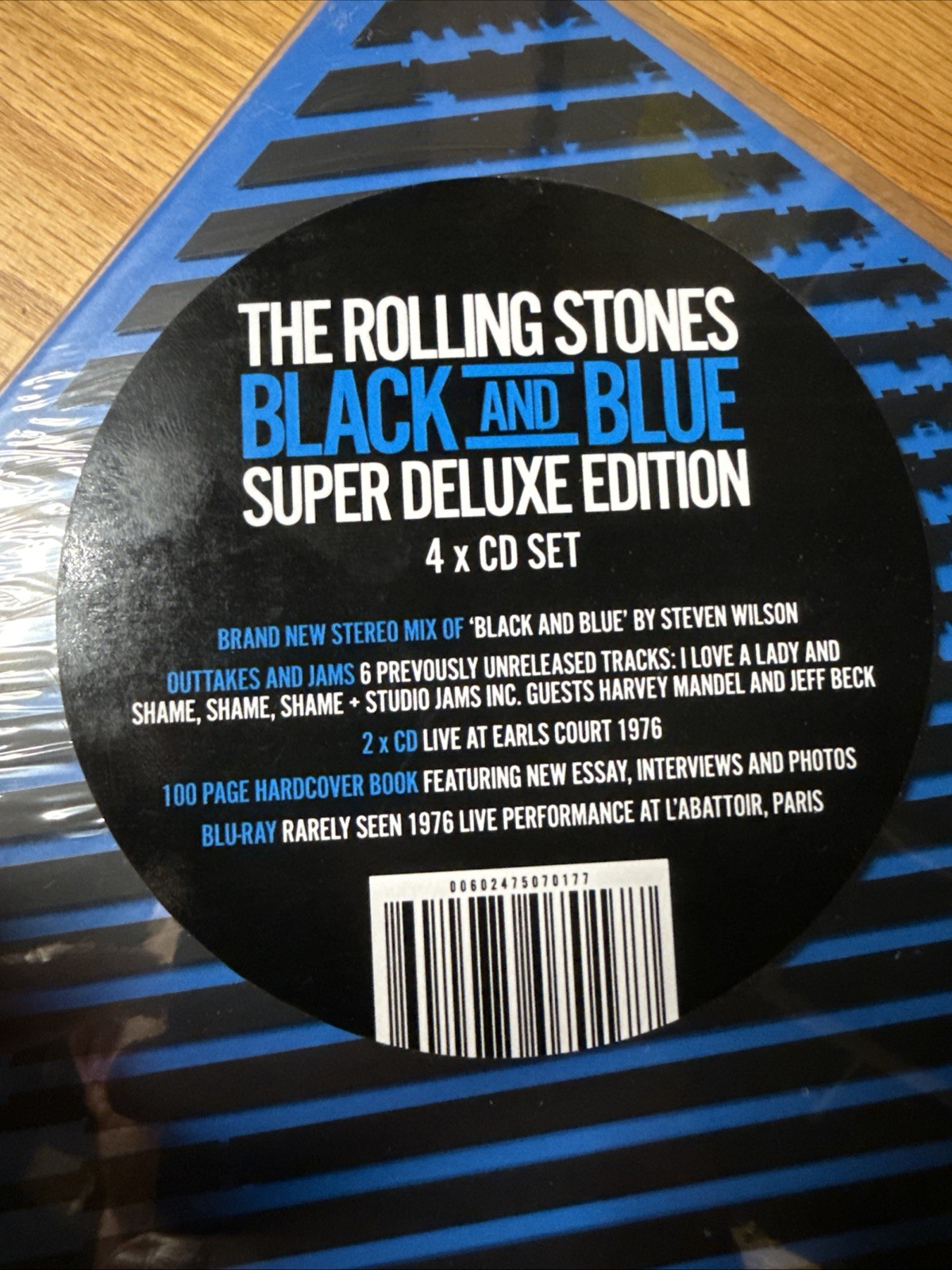 Rolling Stones Black and Blue Super Deluxe 4cd Blu Ray CD box set Europe Umr