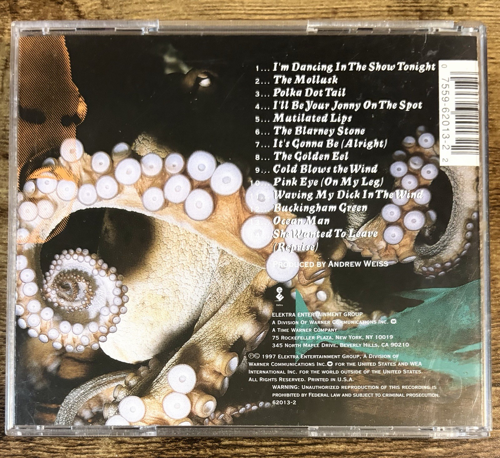 Ween The Mollusk CD 1997 Original U.S. Elektra Pressing RE-1 62013-2