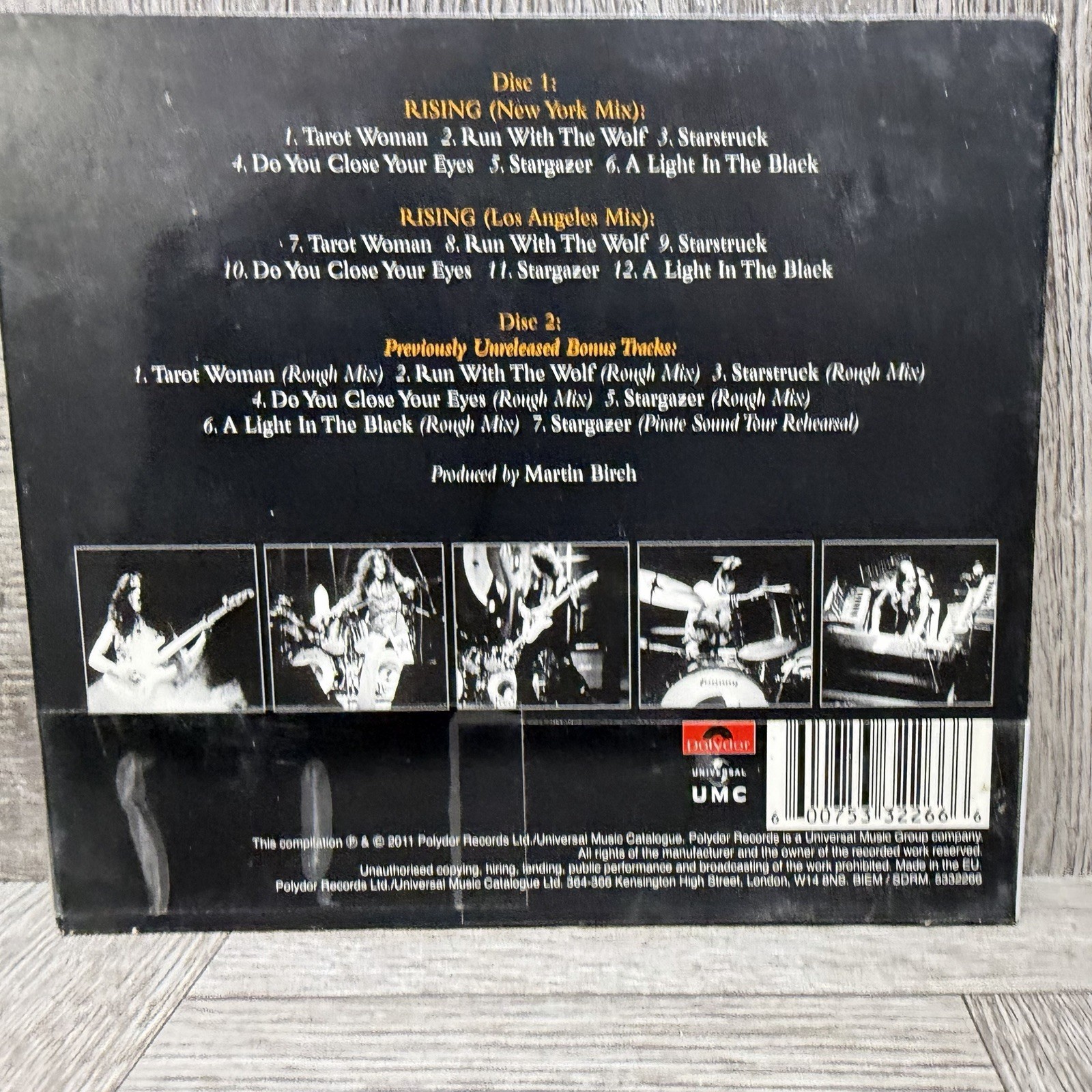 RAINBOW Rising CD 2011 2 Disc Deluxe Edition Bonus Tracks OOP RARE
