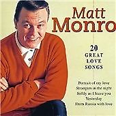 Matt Monro - 20 Great Love Songs (1999) CD