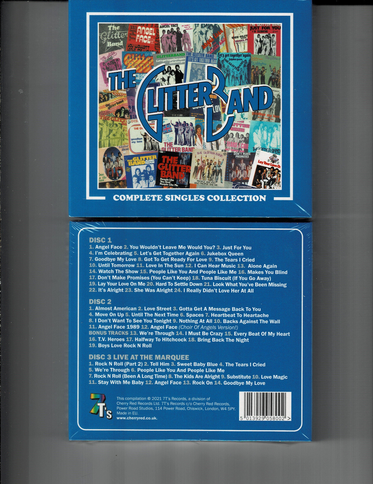 GLITTER BAND - COMPLETE SINGLES COLLECTION (3CD 2021) NEW **57 TRACKS**