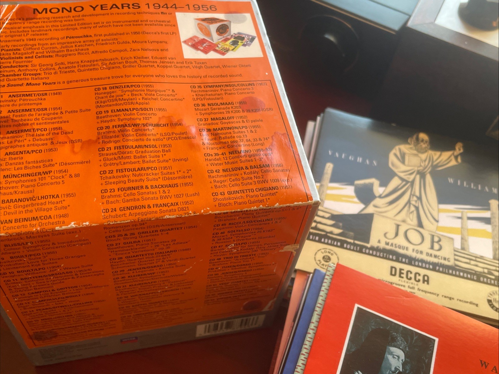 Decca Sound: the Mono Years by Various (53 CDs, 2015) Pristine discs, box VG++