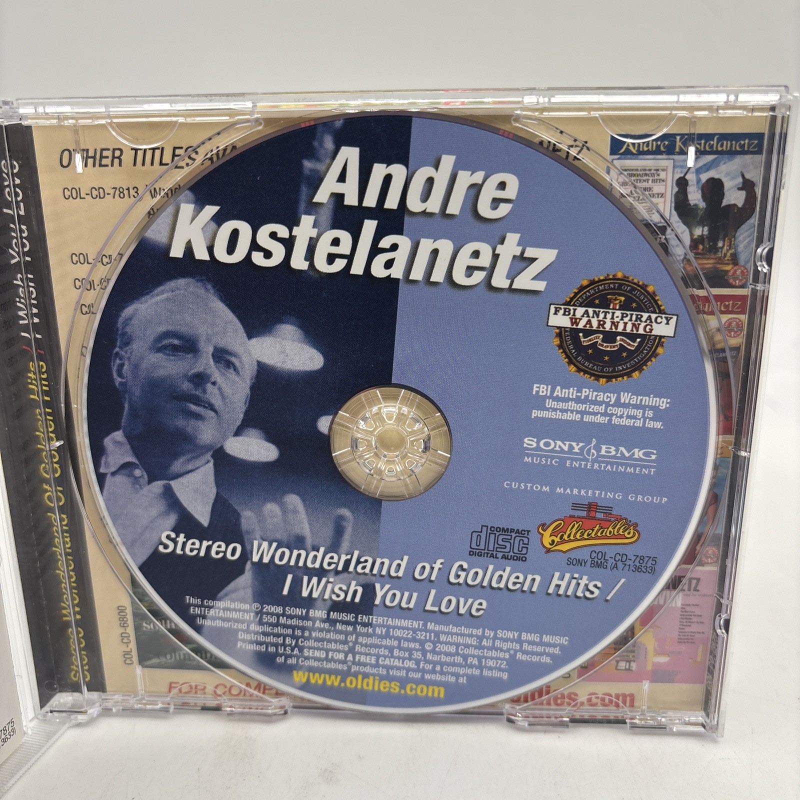 Andre Kostelanetz 3 CD Lot-Carnival Tropicana-Wish U Love-Cole Porter Music