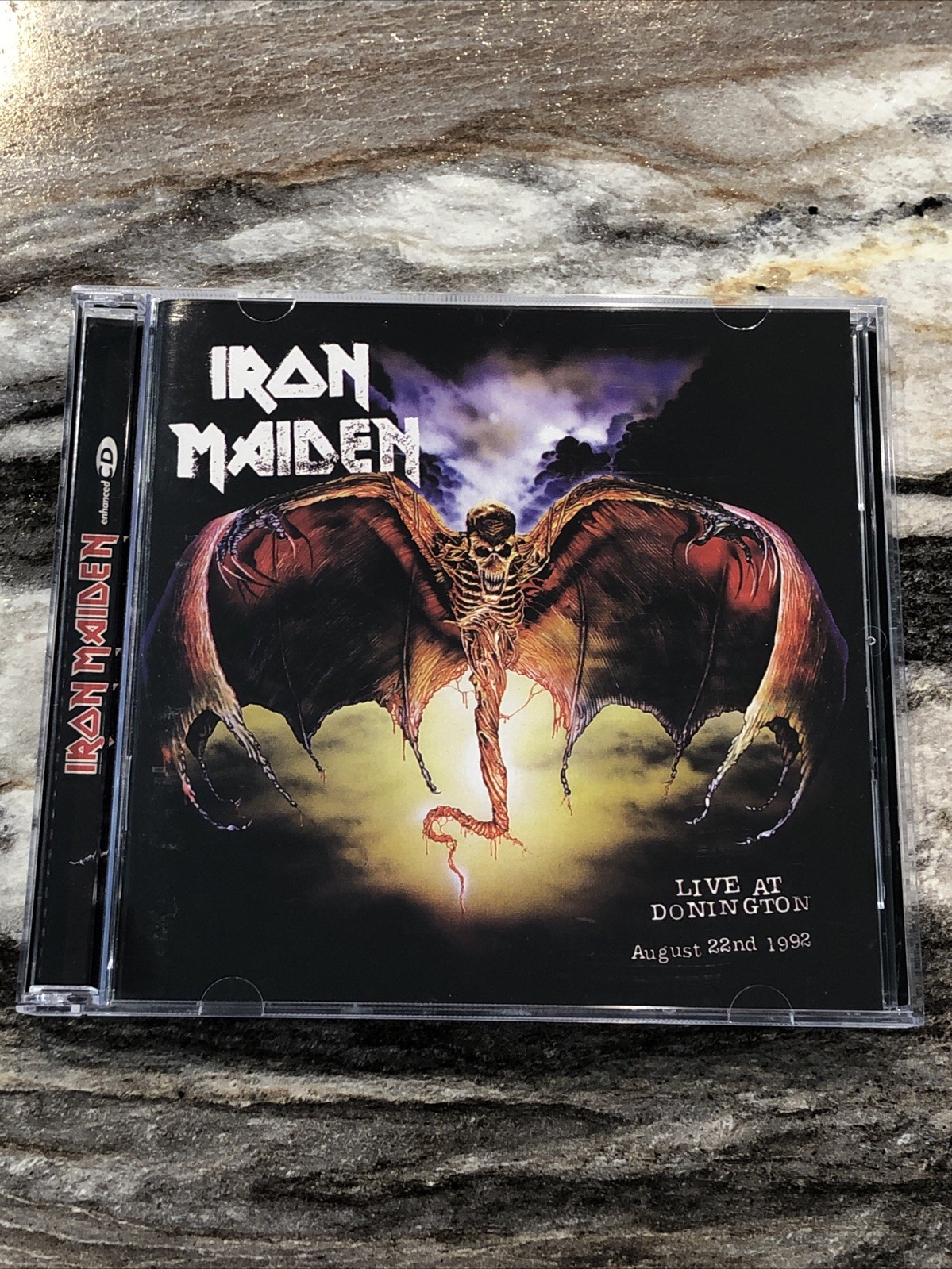 Iron Maiden Live At Donington 1998 CD 2 Disc Set EMI UK EU Perfect Like New