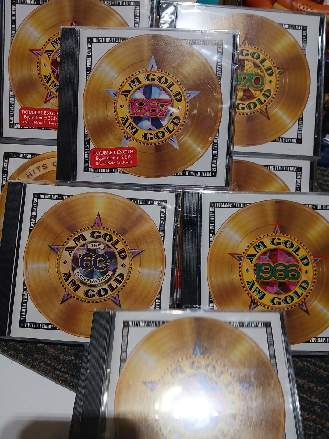 9x NEW SEALED TIME LIFE "AM GOLD" Rock Pop Top 40 Rock 60s 70s 1960's 1970's