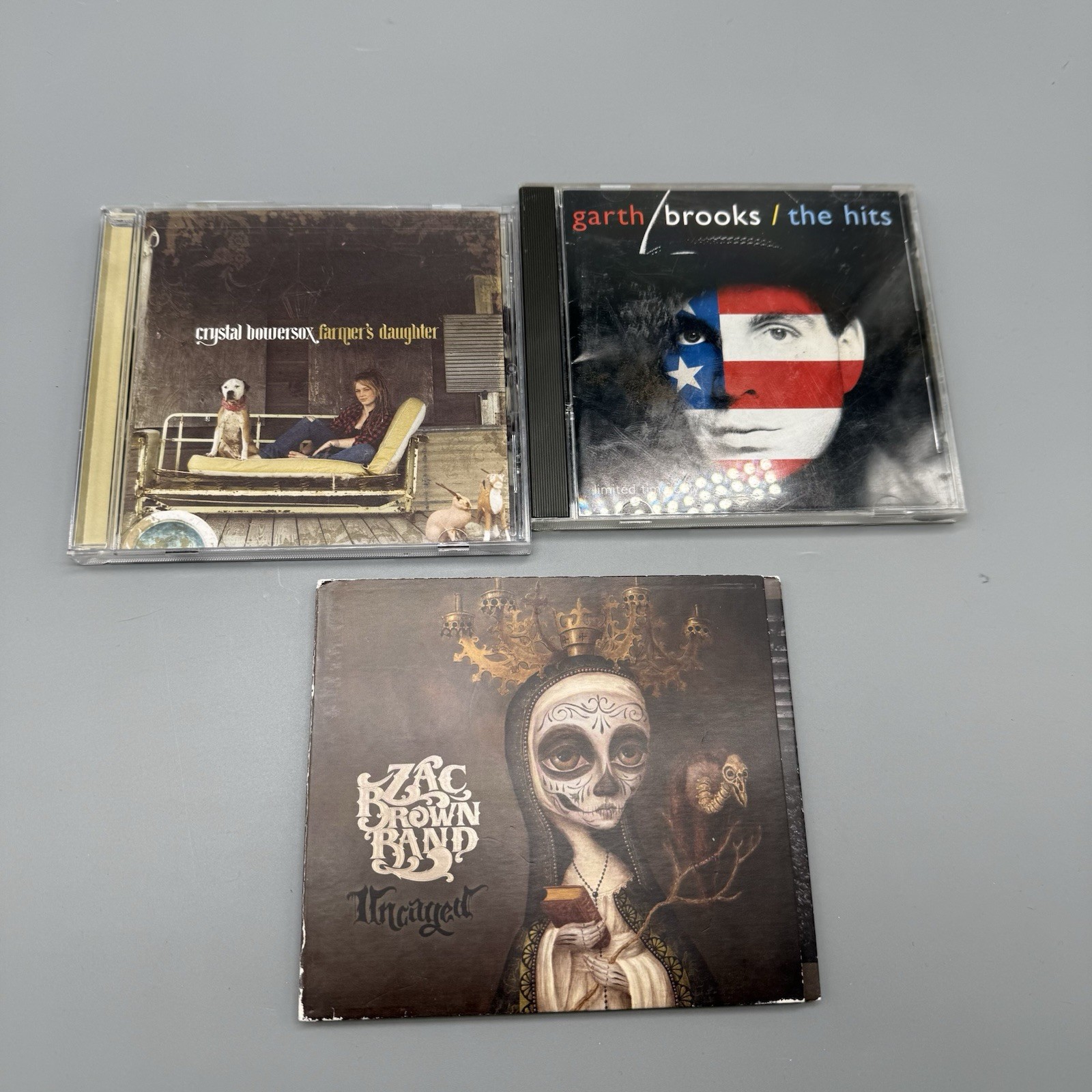 Country CD Lot 3 CDS 2010’s Zac Brown Band Garth Brooks Crystal Bowersox