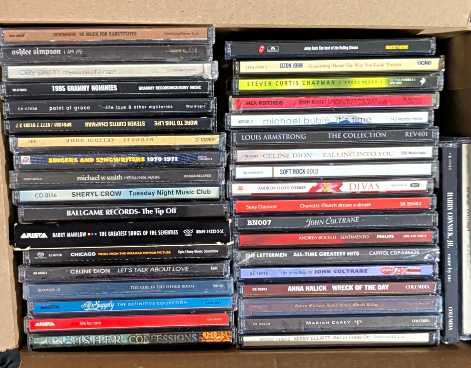 CD Lot Of 38 Many Are New/Sealed Elton, Buble, Buffet, Usher, Manilow, Missy +++