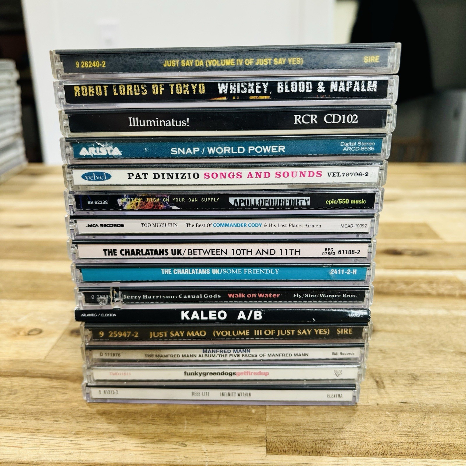 Lot of 15 CDs Rock Pop Alternative Indie Obscure Artists Kaleo Charlatans Rare
