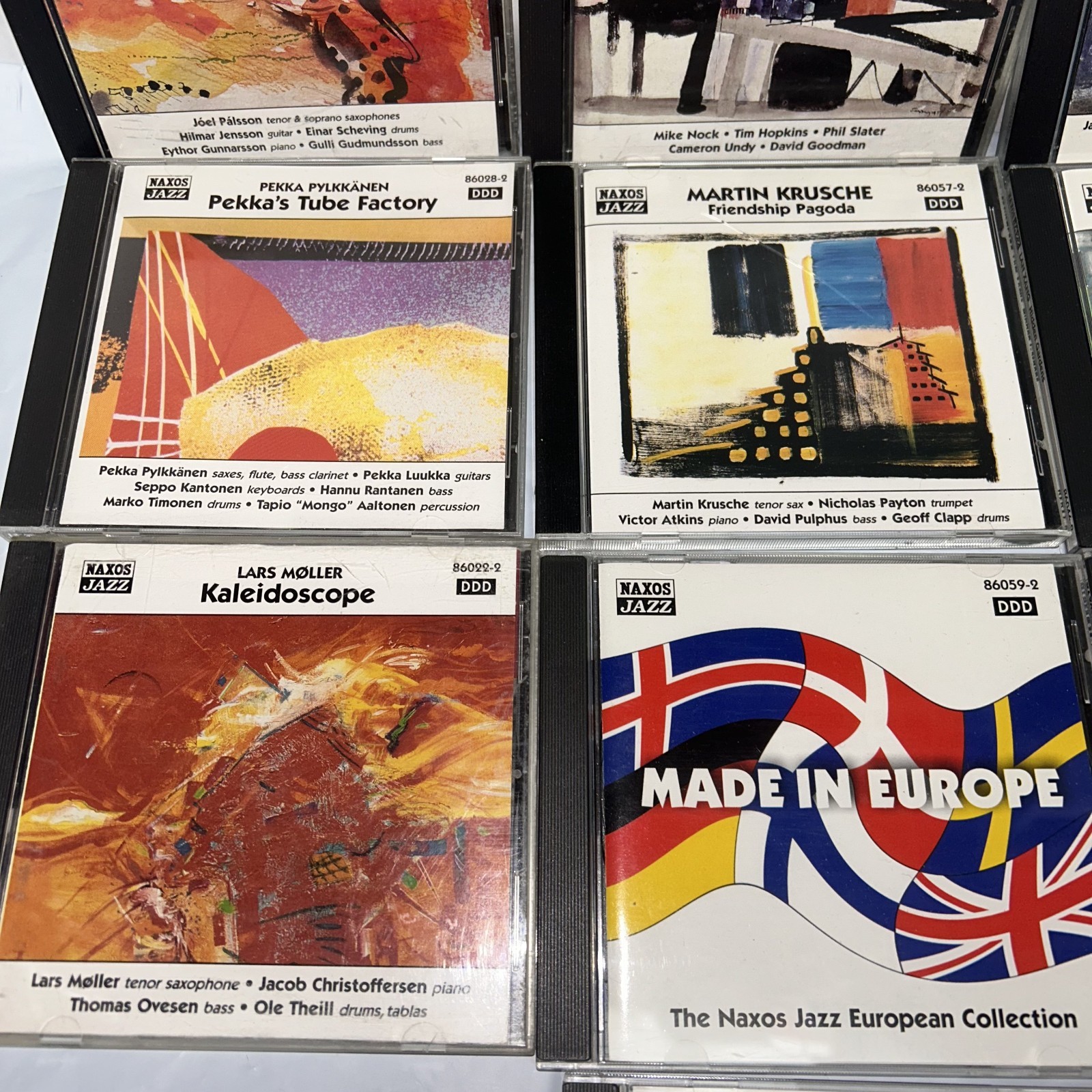 Naxos Jazz CD Lot of 10 - European Collection Palsson Nock Krusche Ross Carrier