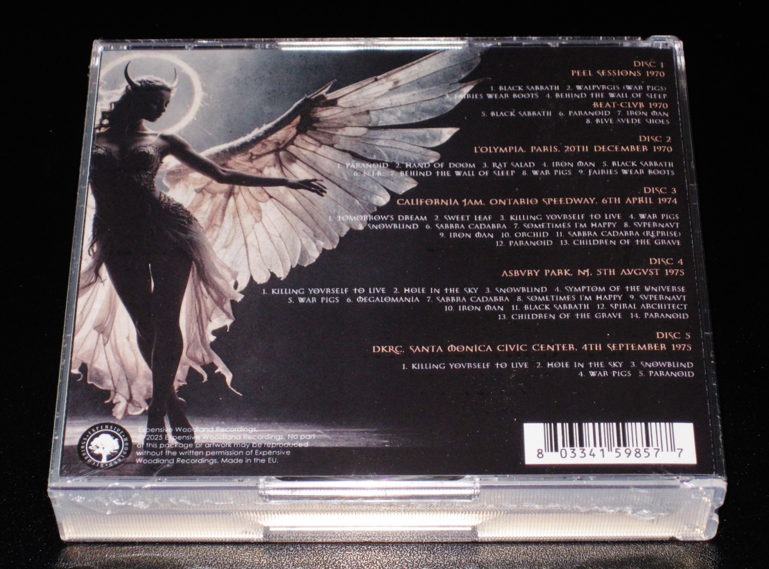 Black Sabbath: Collected Broadcasts - Live 1970-1975 6 CD Box Set 2025 EU NEW