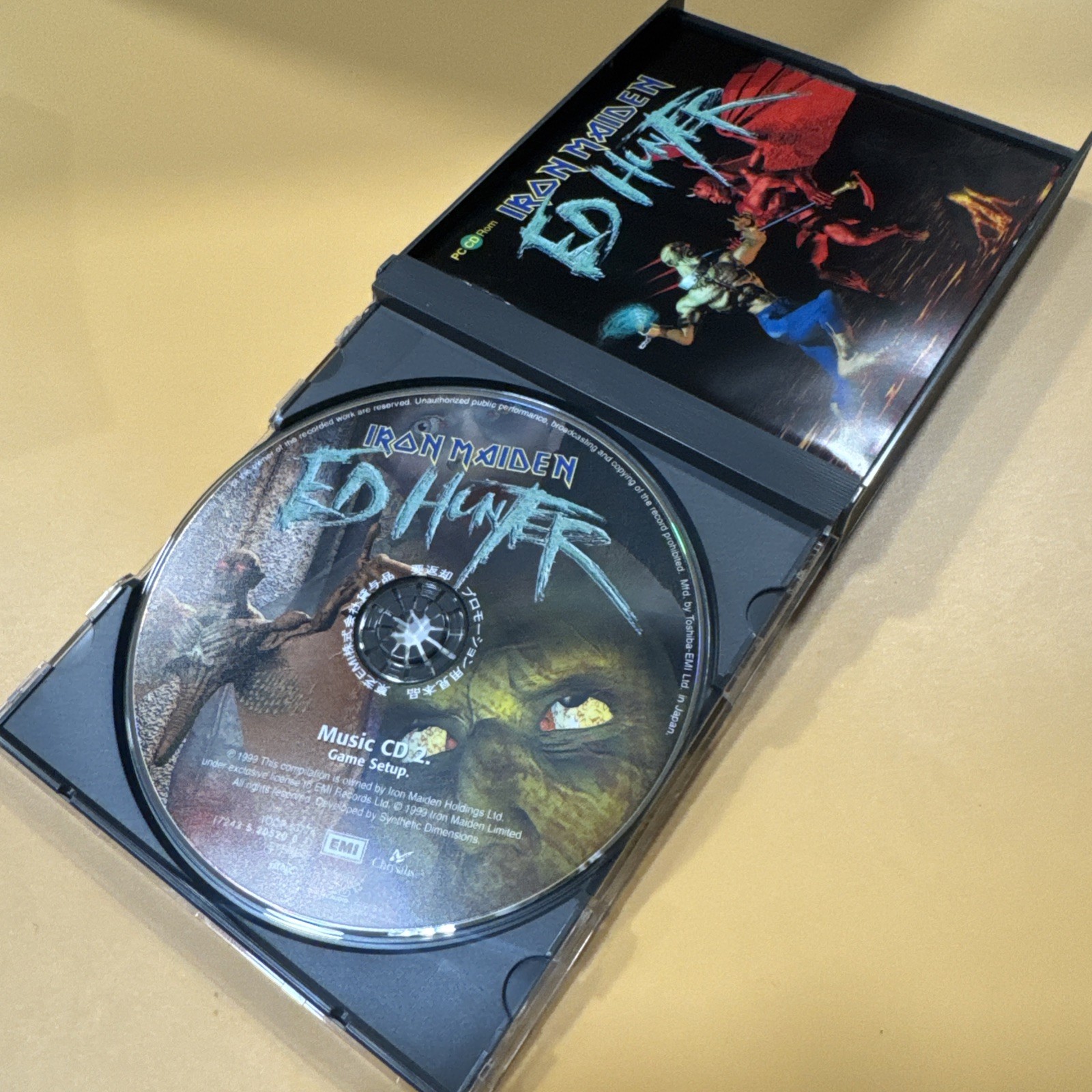 IRON MAIDEN / ed hunter /JAPAN LTD 2CD+CD ROM Japan
