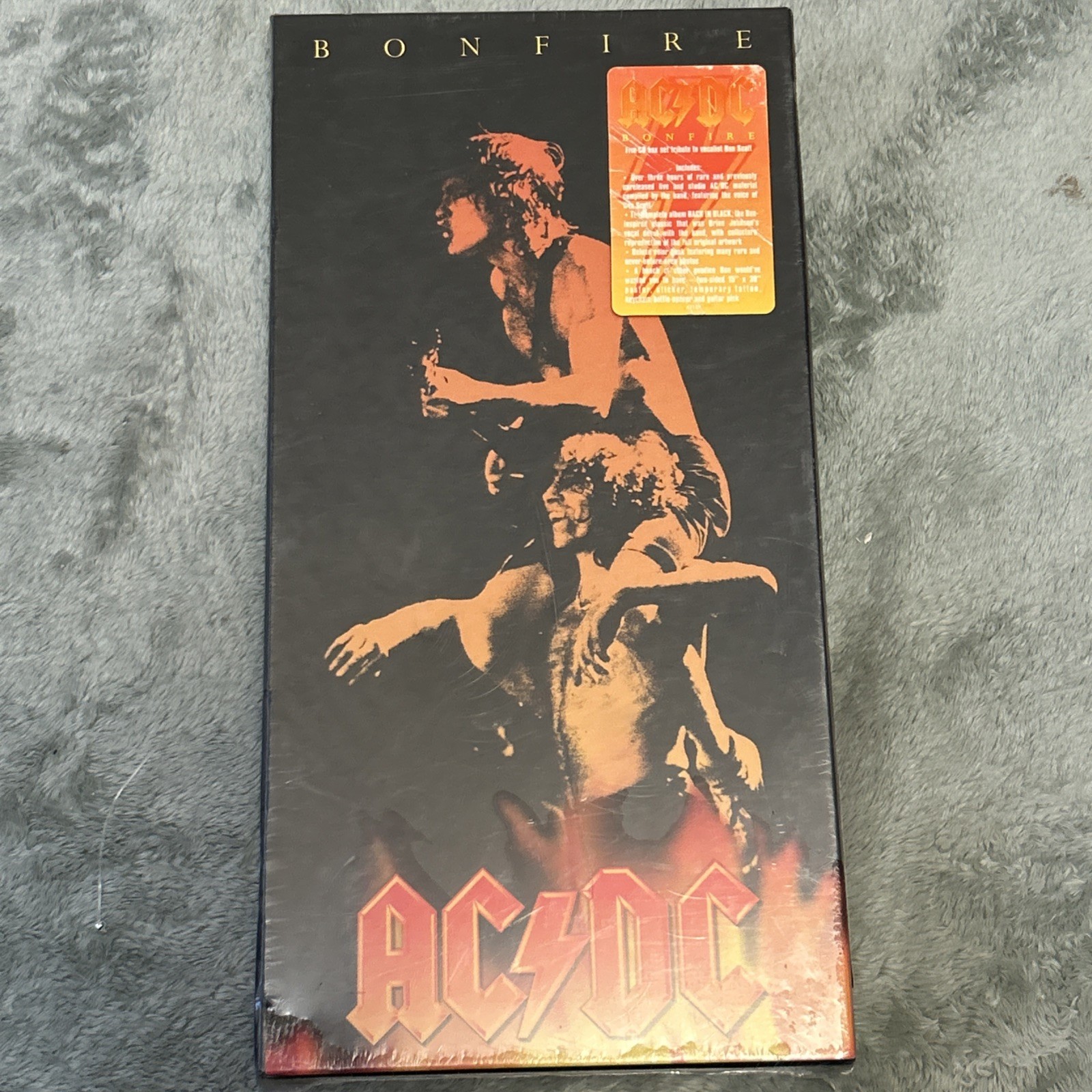 AC/DC Bonfire 4 CD Box Set 1997 US 1st Press FACTORY SEALED MINT