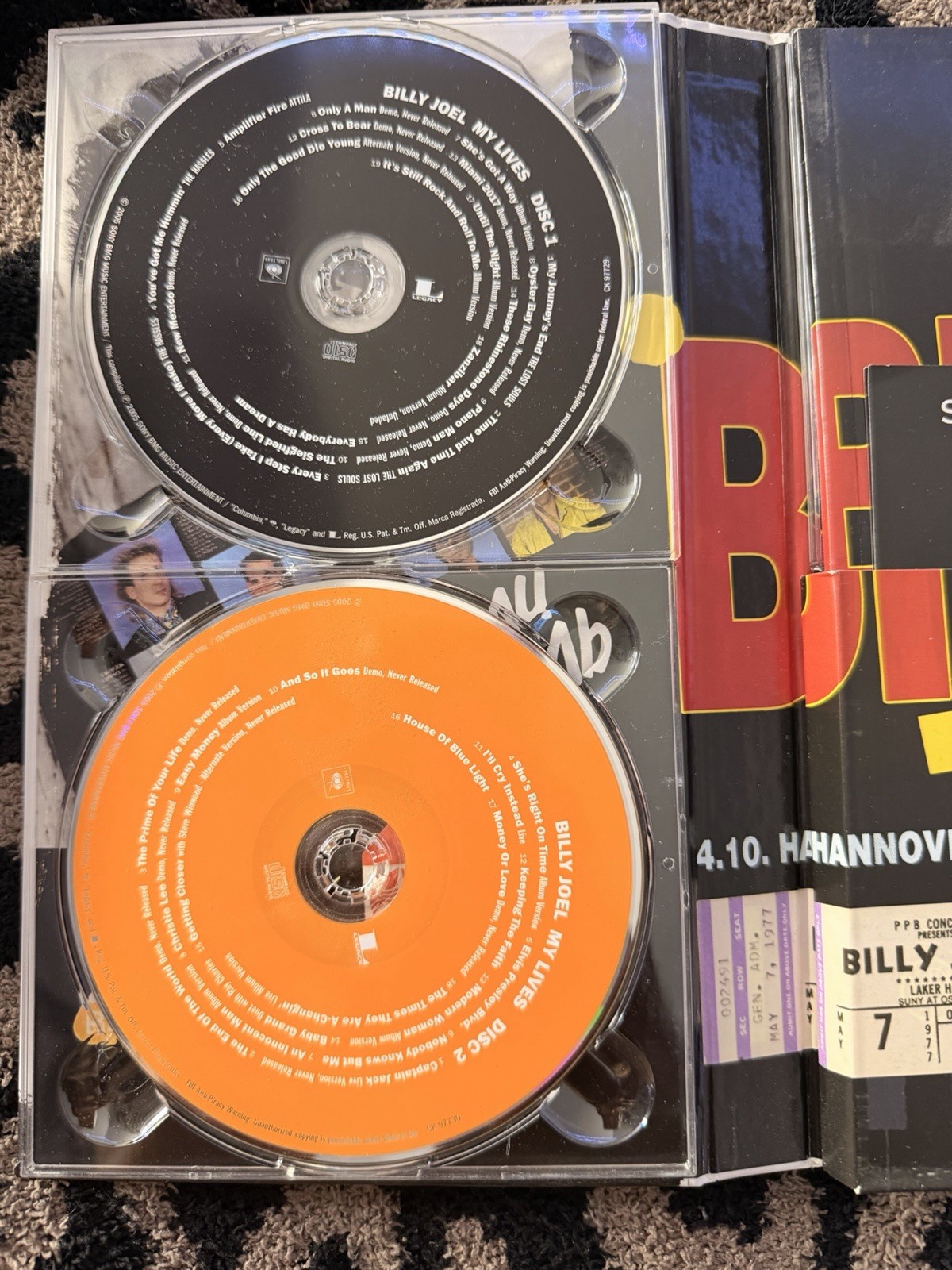 Billy Joel My Lives 2005 Columbia Rock Compilation Box Set 4CD + DVD