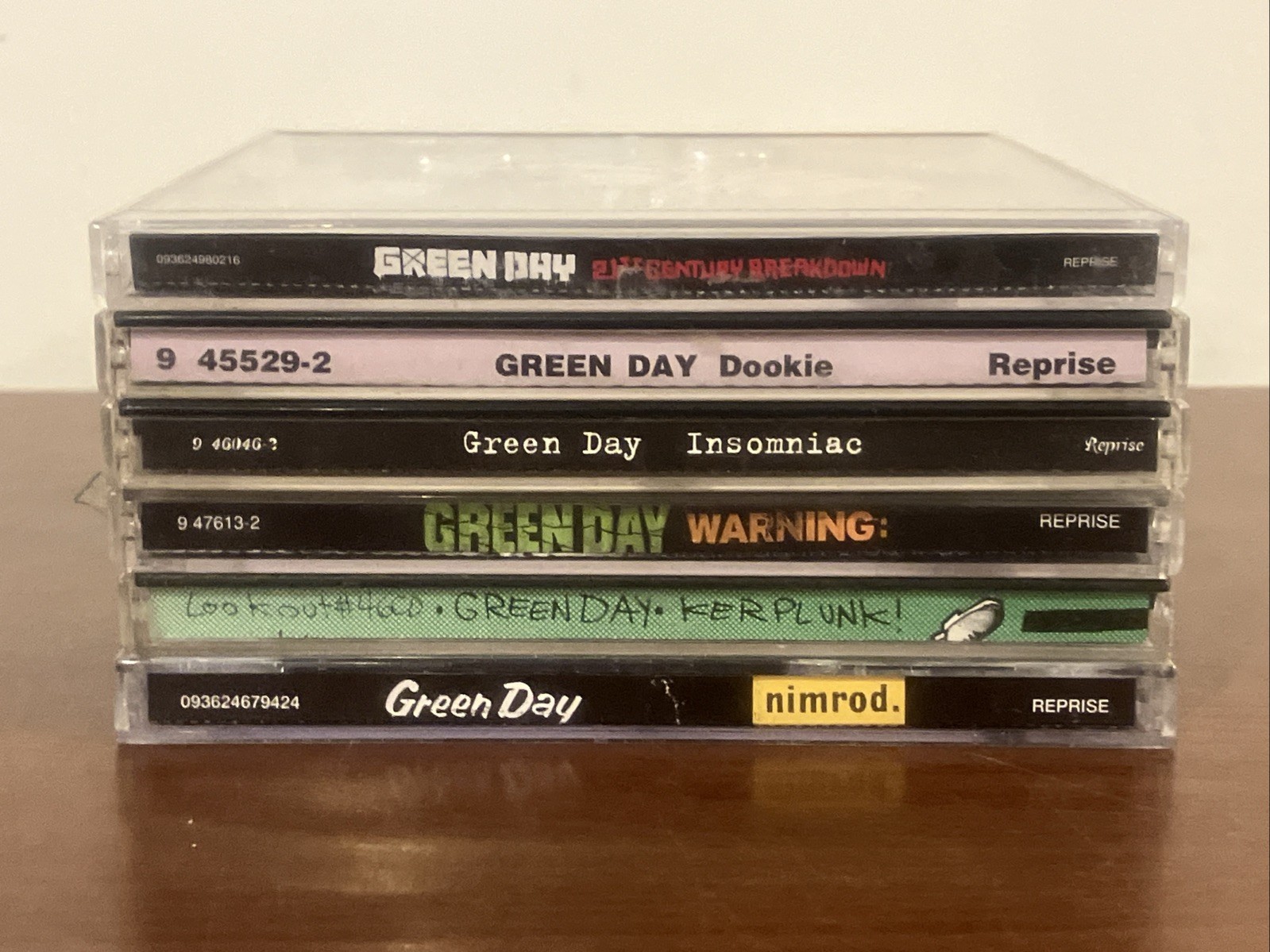 Lot Of 6 Green Day Cds: Dookie Ninrod Kerplunk Insomniac Warning