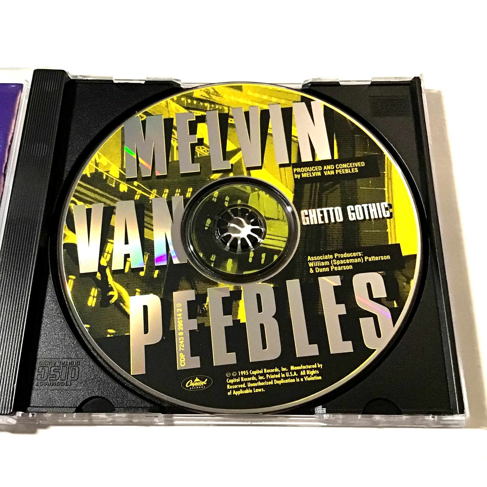 Melvin Van Peebles Ghetto Gothic CD 1995 Soul / Funk, R&B