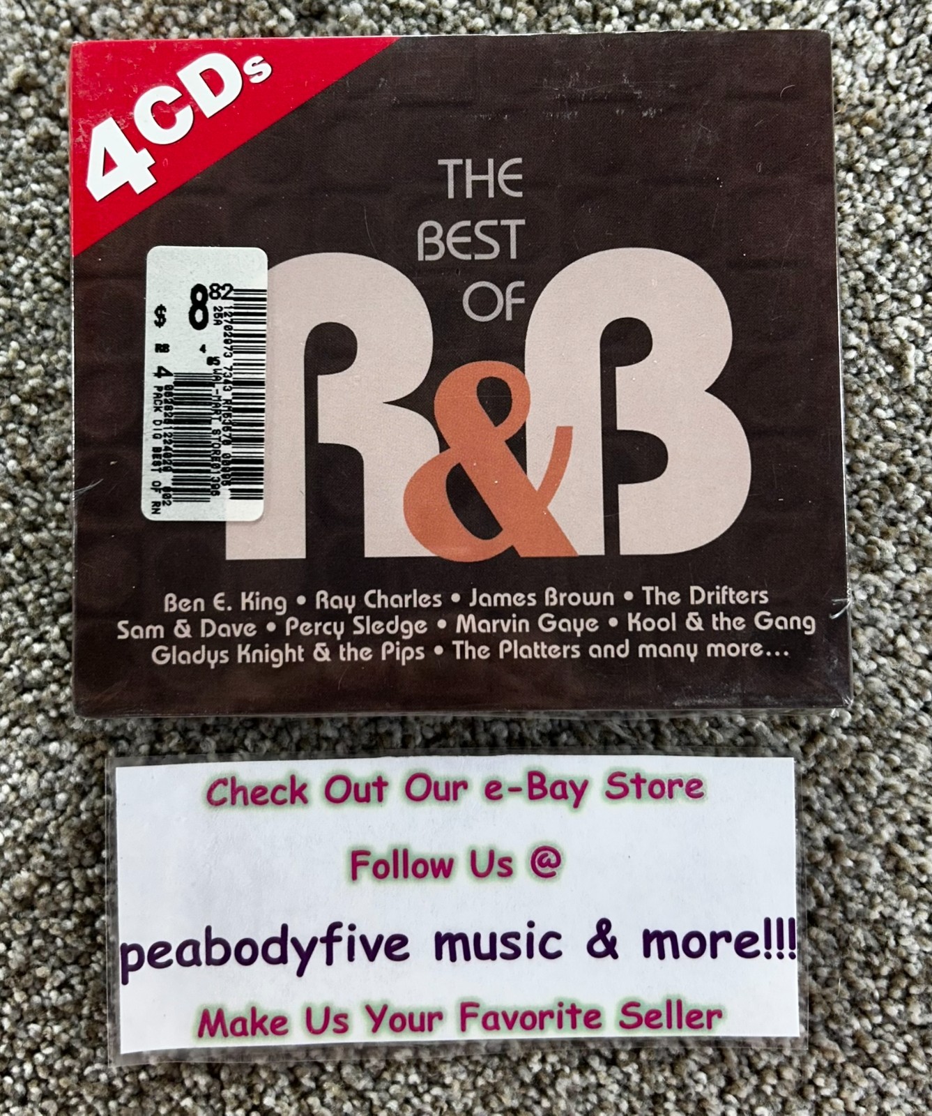 THE BEST OF R & B - 4 CD Set - 2006 Madacy Entertainment NEW SEALED!