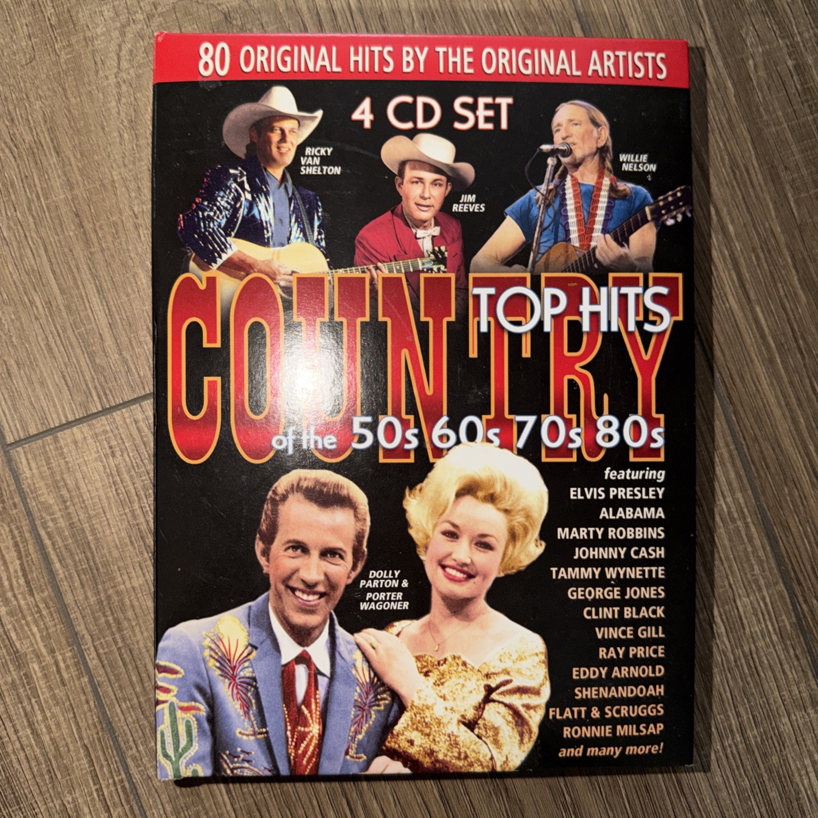 Country Top Hits Of The 50s, 60s, 70s, & 80s 4-CD box set
