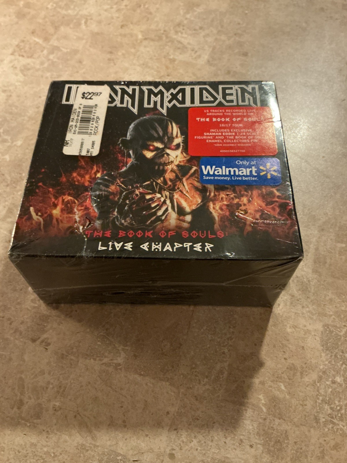 IRON MAIDEN The Book of Souls The Live Chapter - 2 CDs & Figurine 2017 NEW