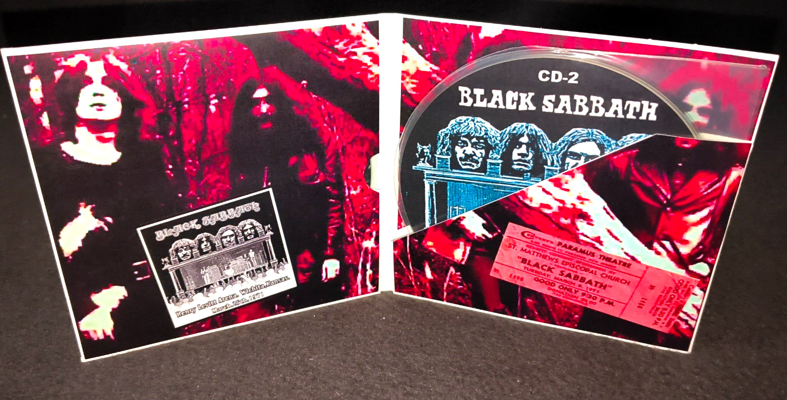Black Sabbath Trilogy 1971 Tour Gate Fold 3CD NEW