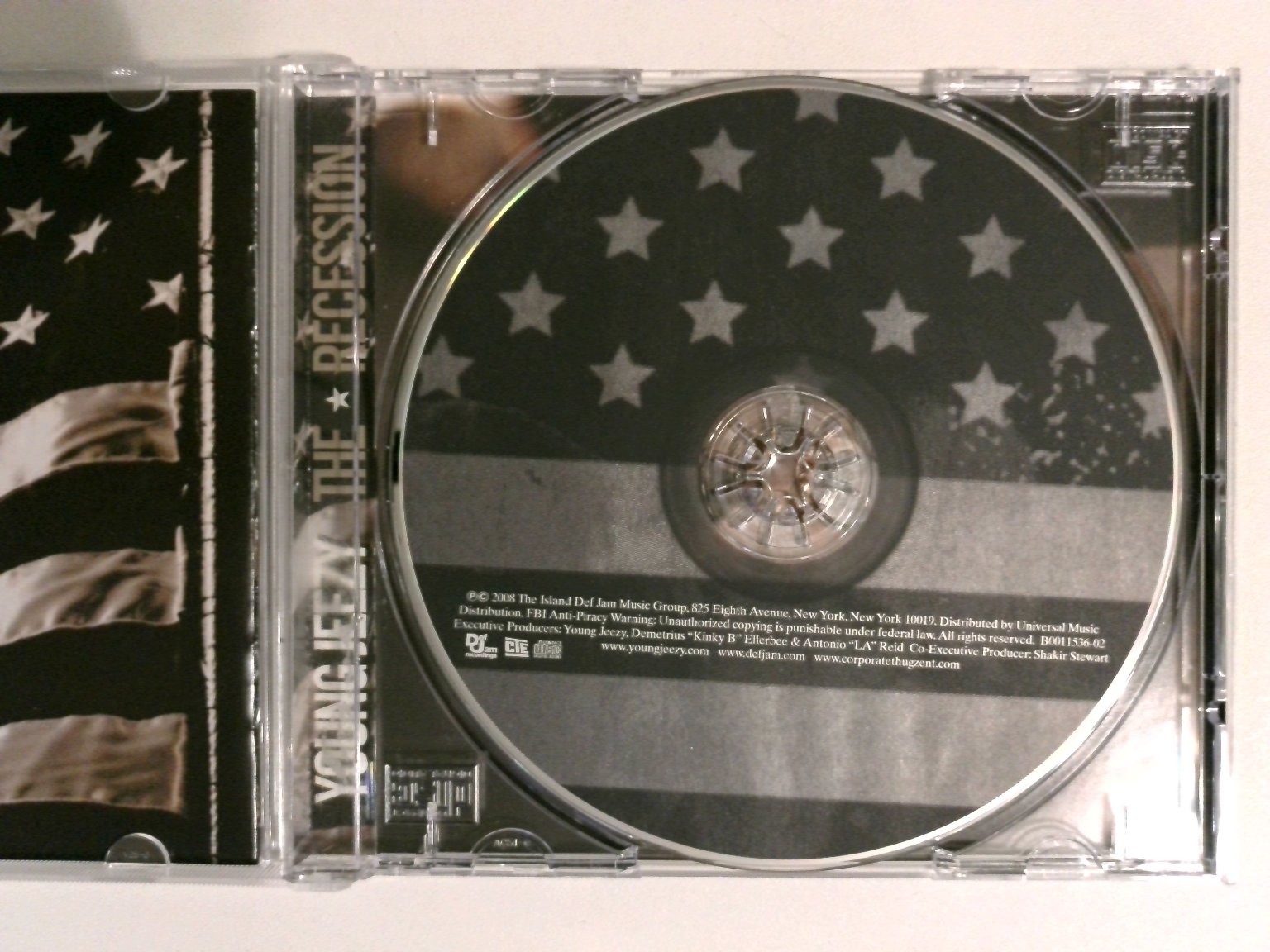 Young Jeezy – The Recession CD 2008 Explicit Hip Hop Island Def Jam