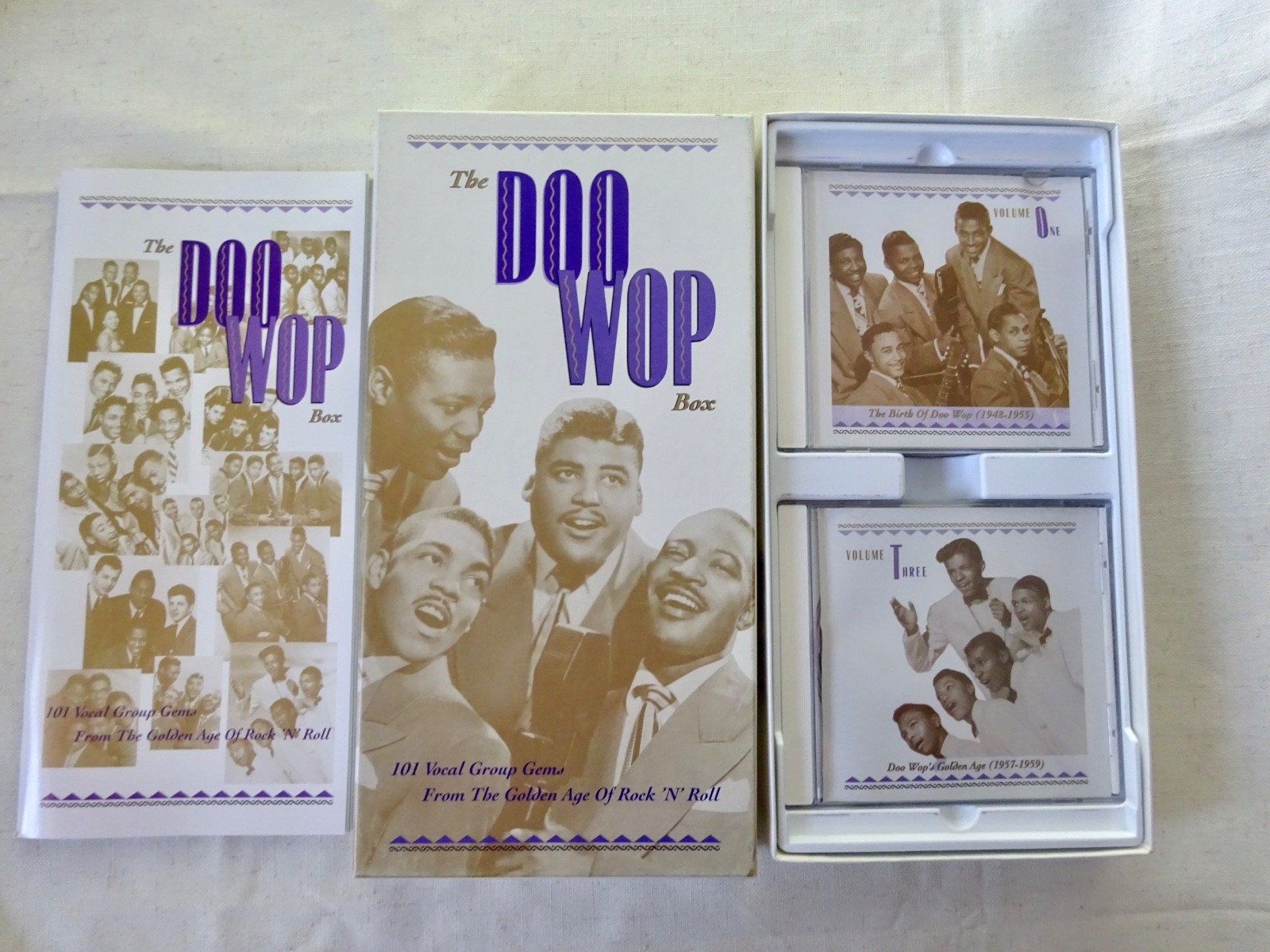 "The Doo Wop Box" 4-CD RHINO Box ~ 1948-1987 R&B Groups ~ 101 Tracks With Book