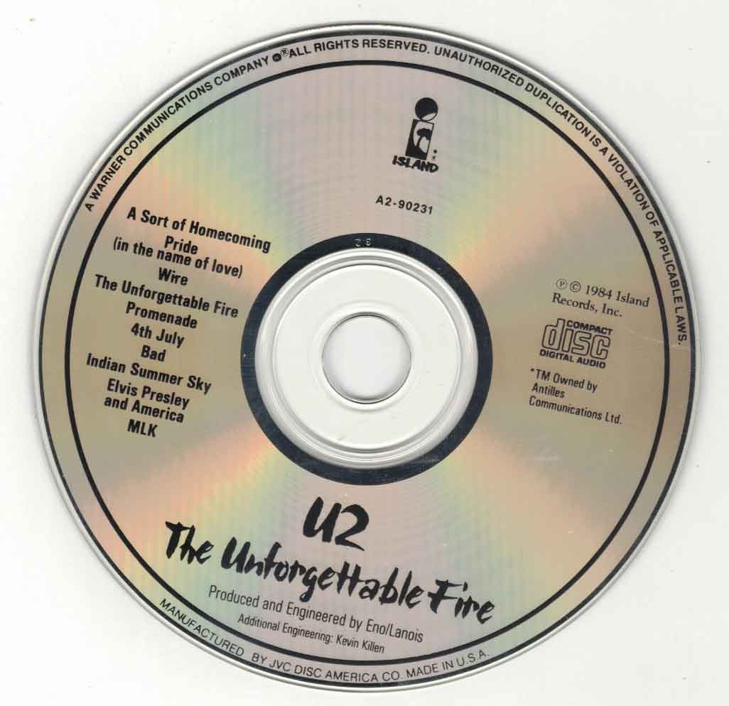 U2 Unforgettable Fire+Rattle Hum+Go Home+Leave Behind+Dismantle Bomb 7 DISC LOT!